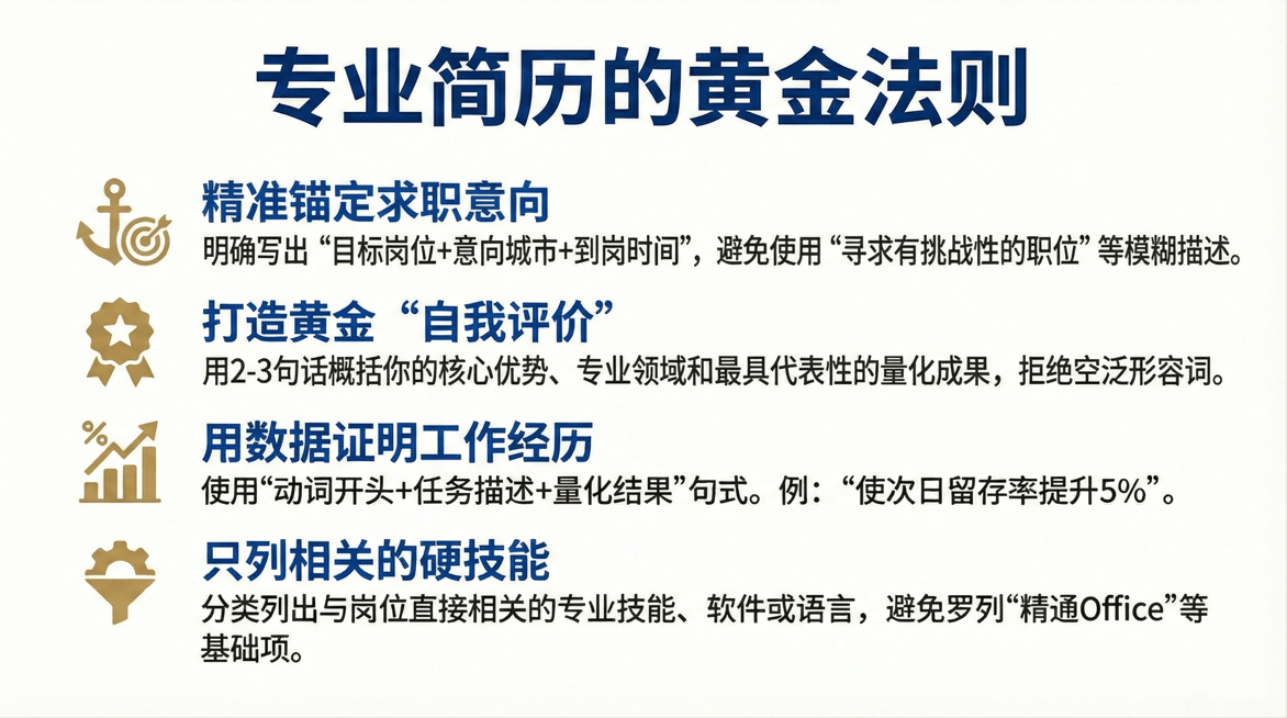 优秀的简历模板是什么样的：一份人力资源视角的标准化结构清单与操作指南